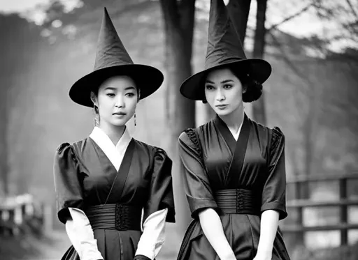 Victorian-era K-drama Halloween costumes.