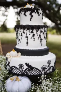 Halloween Inspired Wedding Cakes 
